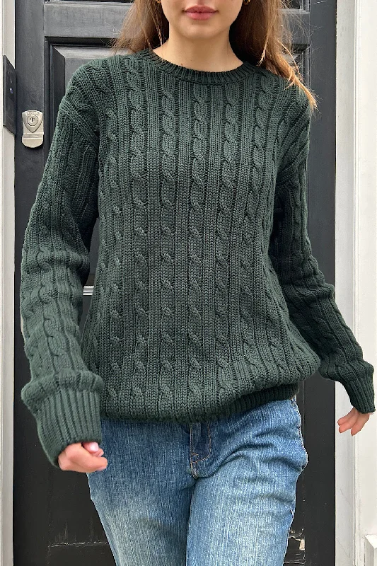 Tie - Front Women's Lambswool Sweaters in Pastel HuesBrianna Cotton Cable Knit Sweater Tie - Front Women's Lambswool Sweaters in Pastel HuesBrianna Cotton Cable Knit Sweater