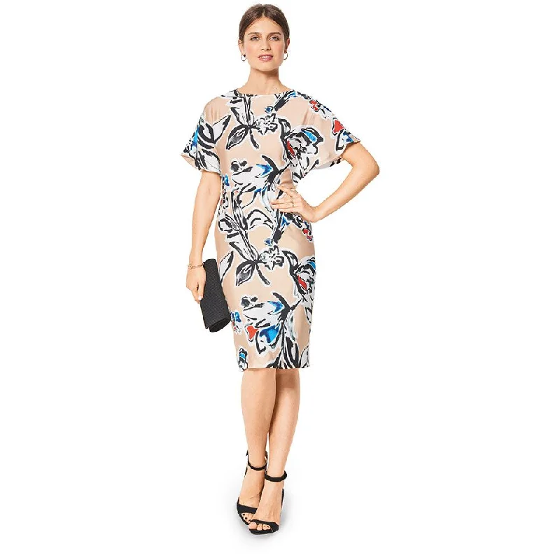 Midi - Length Women's Shetland Wool Sweater Dresses in Traditional PatternsBurda Dresses 6439