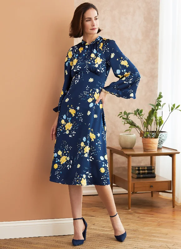 Plus Size Women's Asymmetric Hem Sweater Dresses in Modern DesignsButterick Dress B6705 Plus Size Women's Asymmetric Hem Sweater Dresses in Modern DesignsButterick Dress B6705