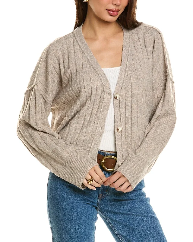 Plus Size Women's Tunic - Style Sweater Dresses with PocketsCELESTINE SEI Cardigan