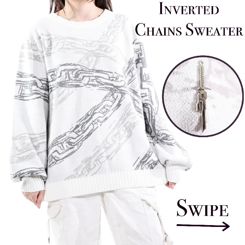 Plus Size Women's Belted Cable Knit SweatersChain Sweater Preorder