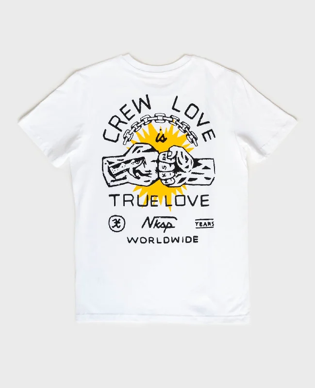 Floral Print Women T Shirt for a Feminine TouchCrew Love Is True Love