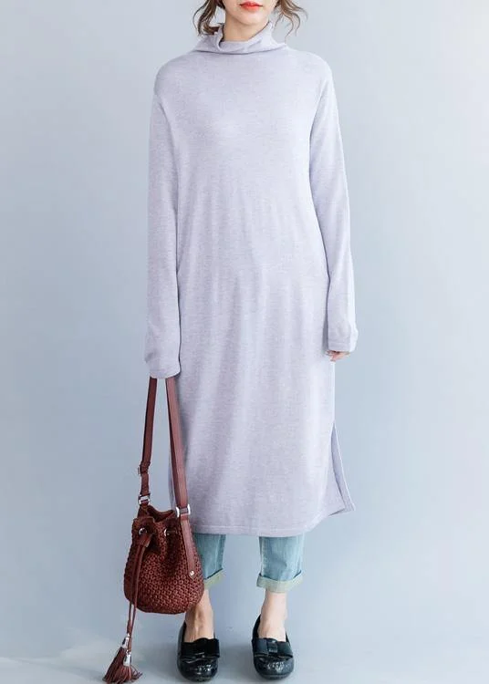 V - Neck Women's Ribbed Sweater Dresses with Belt for a Defined WaistCute light purple Sweater outfits Moda high neck daily side open knit dresses V - Neck Women's Ribbed Sweater Dresses with Belt for a Defined WaistCute light purple Sweater outfits Moda high neck daily side open knit dresses