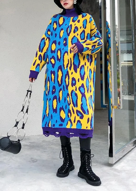 Belted Women's Cotton Blend Sweater Dresses for a Casual LookCute yellow prints Sweater knit top pattern Beautiful winter Big patchwork sweater dresses Belted Women's Cotton Blend Sweater Dresses for a Casual LookCute yellow prints Sweater knit top pattern Beautiful winter Big patchwork sweater dresses