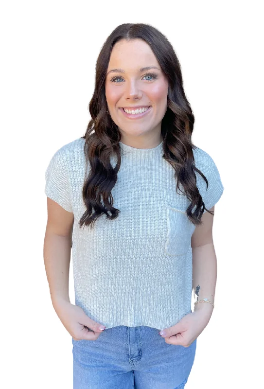 Cropped Women's Angora Blend Sweaters for a Trendy LookDaily Reminder Short Sleeve Sweater Cropped Women's Angora Blend Sweaters for a Trendy LookDaily Reminder Short Sleeve Sweater