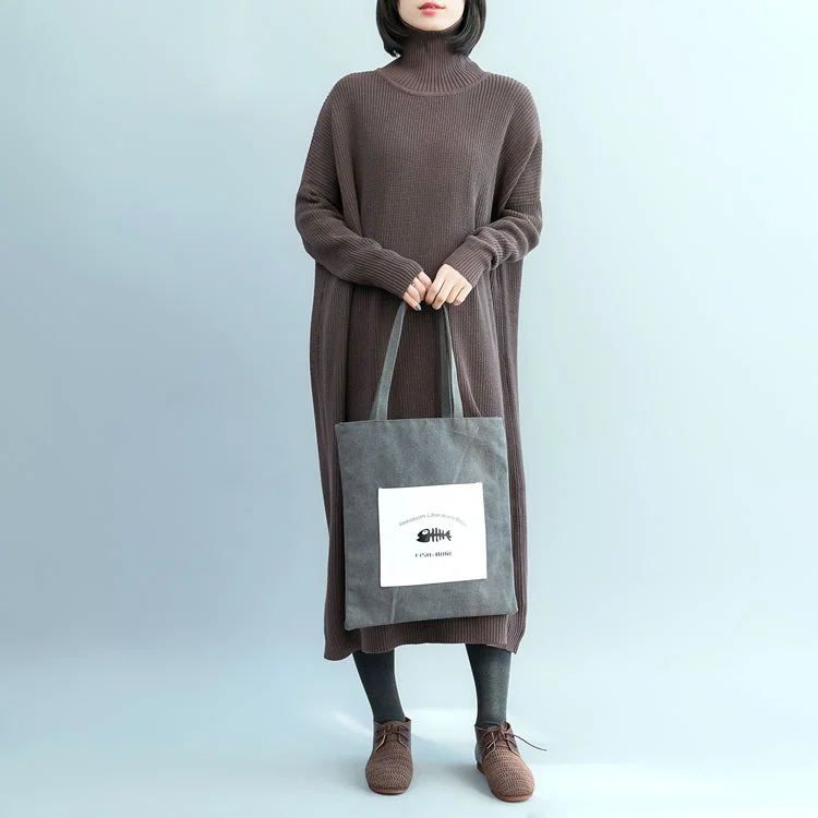 Empire Waist Women's Alpaca Wool Sweater Dresses in Earthy TonesFashion chocolate Sweater weather Vintage Fuzzy high neck knitwear Empire Waist Women's Alpaca Wool Sweater Dresses in Earthy TonesFashion chocolate Sweater weather Vintage Fuzzy high neck knitwear