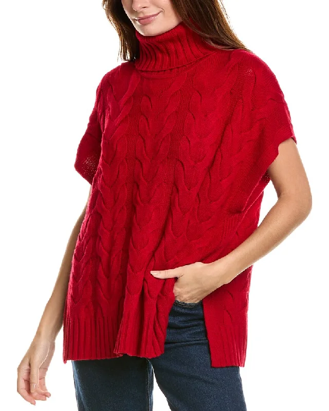 Sleeveless Women's Silk Blend Sweater Dresses for a Sophisticated LookForte Cashmere Luxe Cable Cowl Wool & Cashmere-Blend Popover Sweater Sleeveless Women's Silk Blend Sweater Dresses for a Sophisticated LookForte Cashmere Luxe Cable Cowl Wool & Cashmere-Blend Popover Sweater