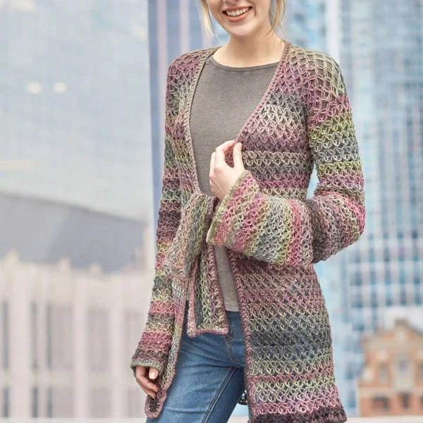 Boat Neck Women's Merino Wool Sweaters in Neutral ShadesFree Red Heart Tie-Front Lover's Knot Jacket Pattern Boat Neck Women's Merino Wool Sweaters in Neutral ShadesFree Red Heart Tie-Front Lover's Knot Jacket Pattern