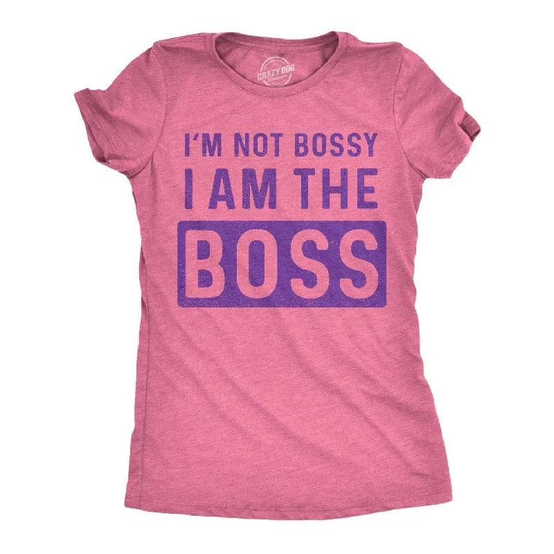 Organic Cotton Women T Shirt for Eco - Conscious WearersI'm Not Bossy I Am The Boss Women's T Shirt Organic Cotton Women T Shirt for Eco - Conscious WearersI'm Not Bossy I Am The Boss Women's T Shirt