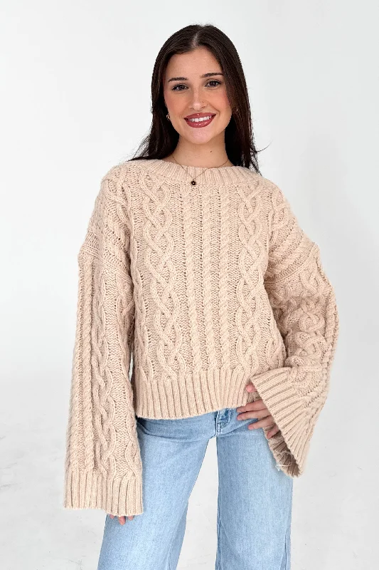 Cropped Women's Angora Blend Sweaters for a Trendy LookJacie Sweater