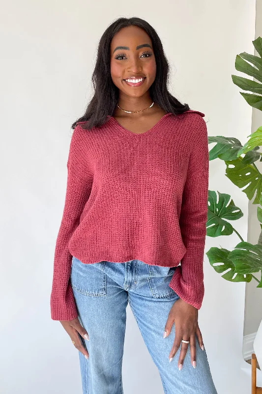 Open - Front Women's Cardigan - Style Mohair SweatersJosie Sweater in Sienna