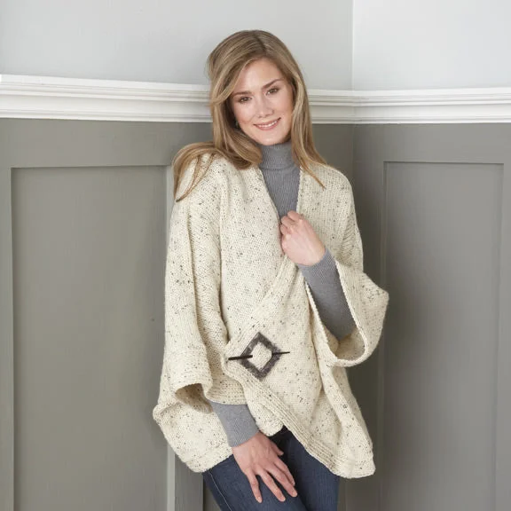 Plus Size Women's Sequined Sweaters for Special OccasionsKimono Wrap