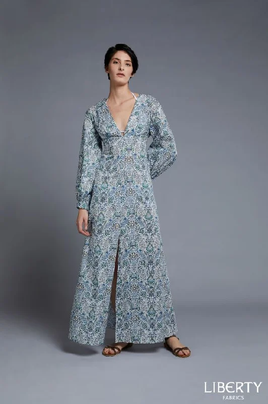 Midi - Length Women's Shetland Wool Sweater Dresses in Traditional PatternsLiberty Sewing Patterns Beatrix Maxi Dress Midi - Length Women's Shetland Wool Sweater Dresses in Traditional PatternsLiberty Sewing Patterns Beatrix Maxi Dress