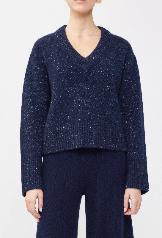High - Low Hem Women's Cashmere - Blended SweatersAletta Sparkle Sweater