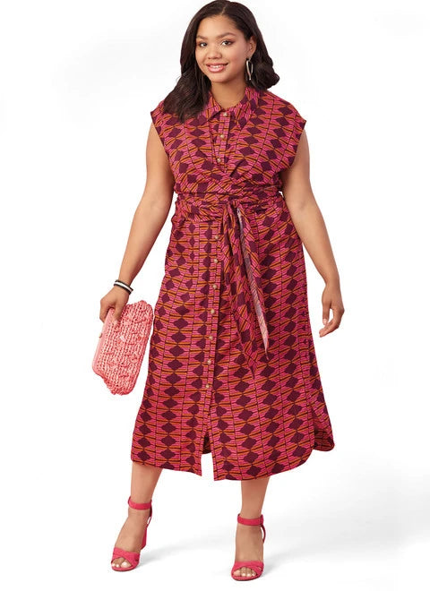 Plus Size Women's Fit - and - Flare Sweater Dresses with Ruffled HemMcCalls Dresses M8286 Plus Size Women's Fit - and - Flare Sweater Dresses with Ruffled HemMcCalls Dresses M8286