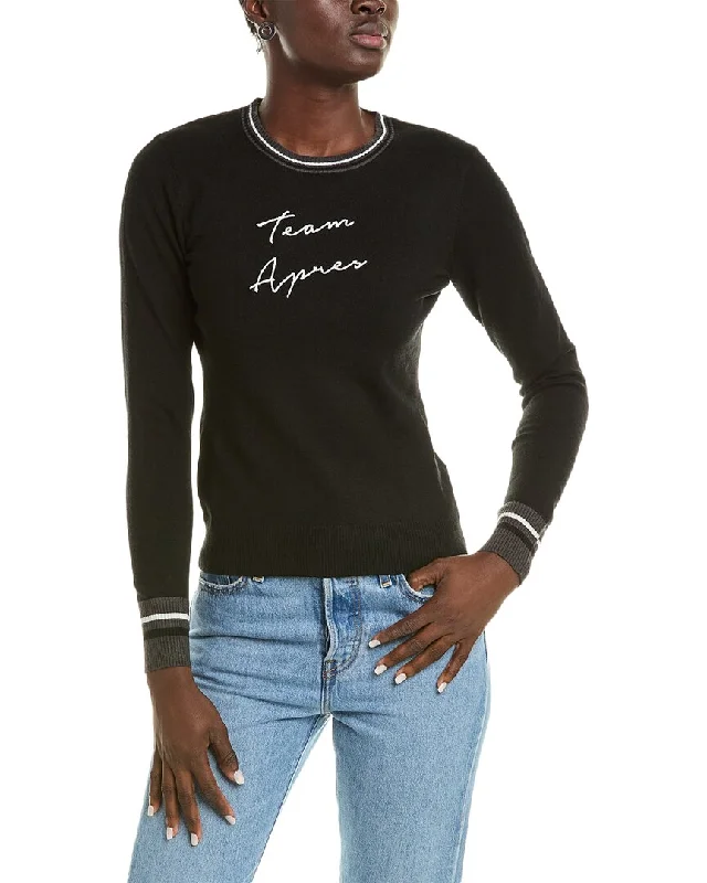 Midi - Length Women's Shetland Wool Sweater Dresses in Traditional PatternsMeister x Fera Team Apres Wool-Blend Sweater