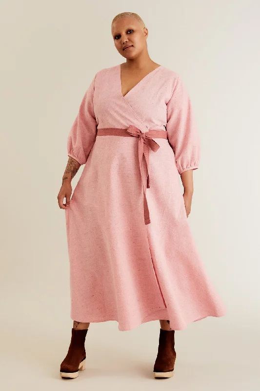 Wrap - Style Women's Lambswool Sweater Dresses in Elegant ShadesNamed Hali Wrap Dress and Jumpsuit Wrap - Style Women's Lambswool Sweater Dresses in Elegant ShadesNamed Hali Wrap Dress and Jumpsuit