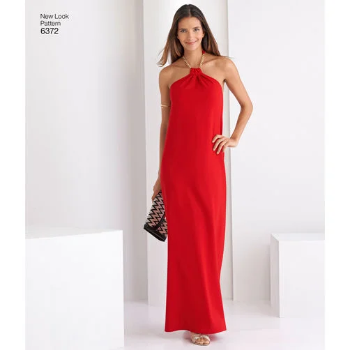 Plus Size Women's Fit - and - Flare Sweater Dresses with Ruffled HemNew Look Dresses N6372 Plus Size Women's Fit - and - Flare Sweater Dresses with Ruffled HemNew Look Dresses N6372