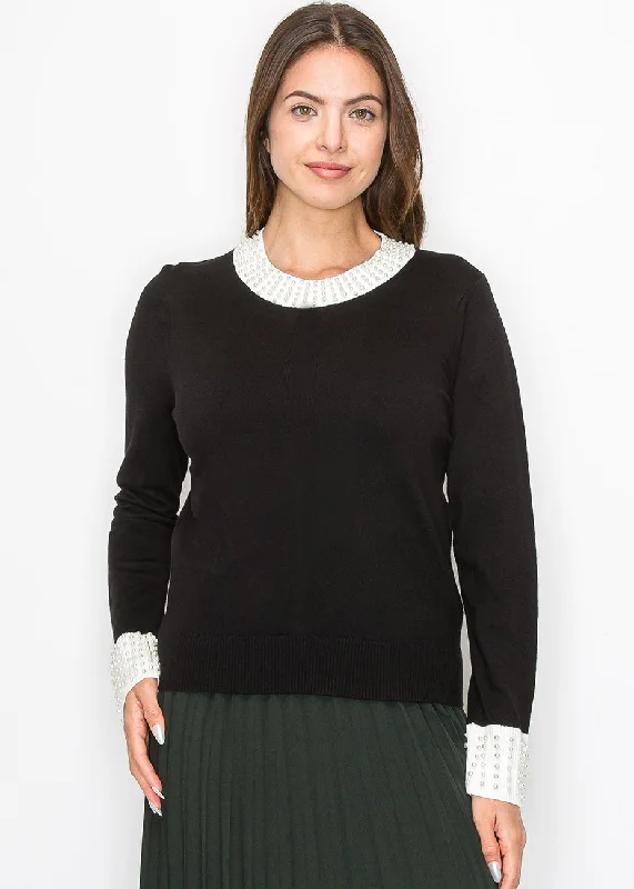 A - Line Women's Merino Wool Sweater Dresses in Classic StylesPearl Accent Knit Sweater A - Line Women's Merino Wool Sweater Dresses in Classic StylesPearl Accent Knit Sweater