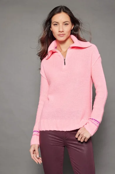 Bell - Sleeve Women's Mohair - Wool Blend SweatersPowder Posh Cotton Candy