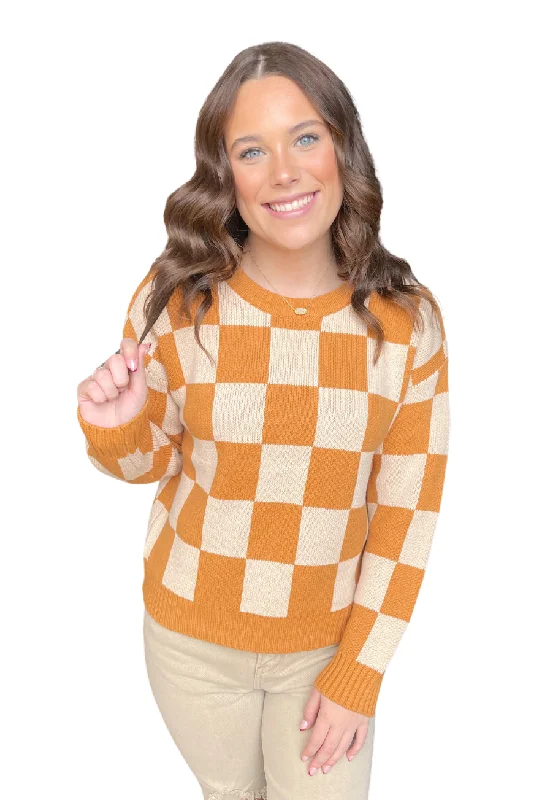 Plus Size Women's Ruffled Hem Sweaters in Floral PrintsPumpkin Spice Sweater