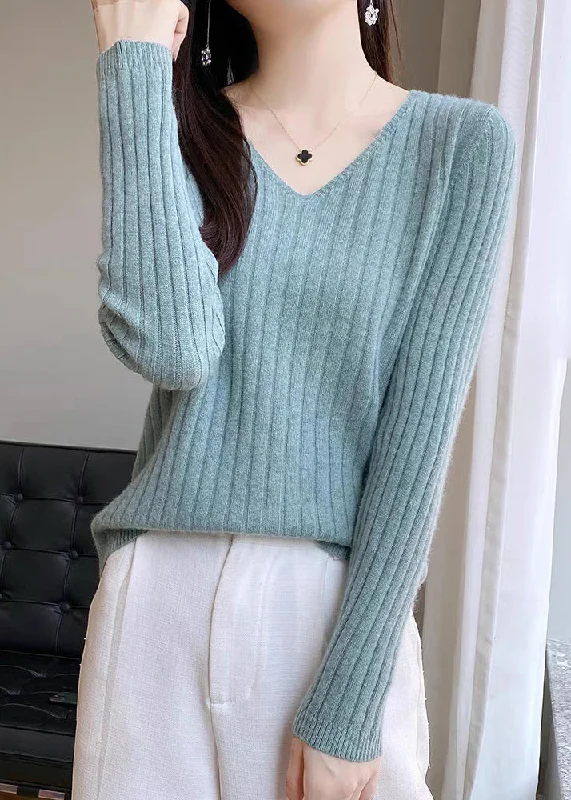 Boat Neck Women's Merino Wool Sweaters in Neutral ShadesSimple Blue V Neck Solid Knit Sweaters Fall Boat Neck Women's Merino Wool Sweaters in Neutral ShadesSimple Blue V Neck Solid Knit Sweaters Fall