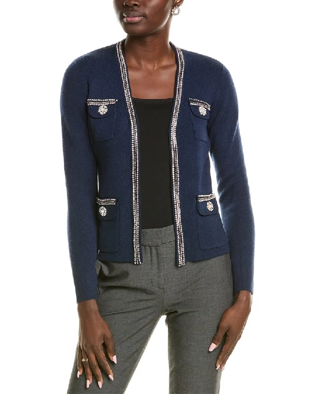 Plus Size Women's Open - Front Cardigan Style Sweater Dressessofiacashmere Wool-Blend Cardigan Plus Size Women's Open - Front Cardigan Style Sweater Dressessofiacashmere Wool-Blend Cardigan