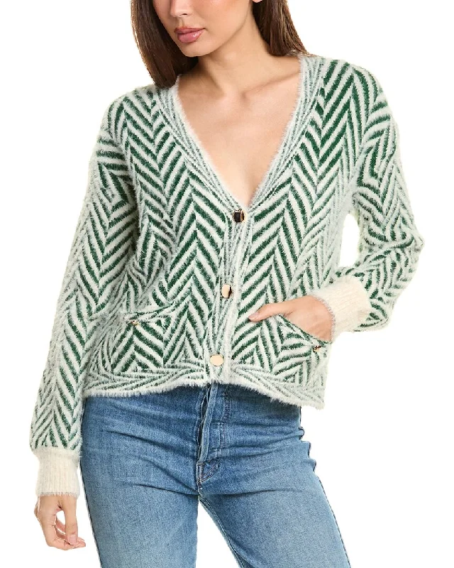 V - Neck Women's Ribbed Sweater Dresses with Belt for a Defined WaistStella + Lorenzo Fuzzy Eyelash Cardigan V - Neck Women's Ribbed Sweater Dresses with Belt for a Defined WaistStella + Lorenzo Fuzzy Eyelash Cardigan