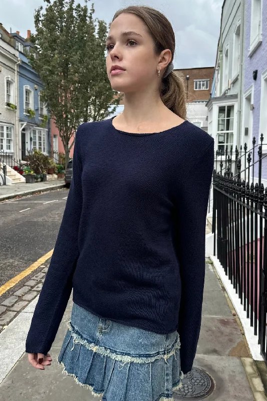 Split - Hem Women's Linen Blend Sweaters for SpringStella Sweater