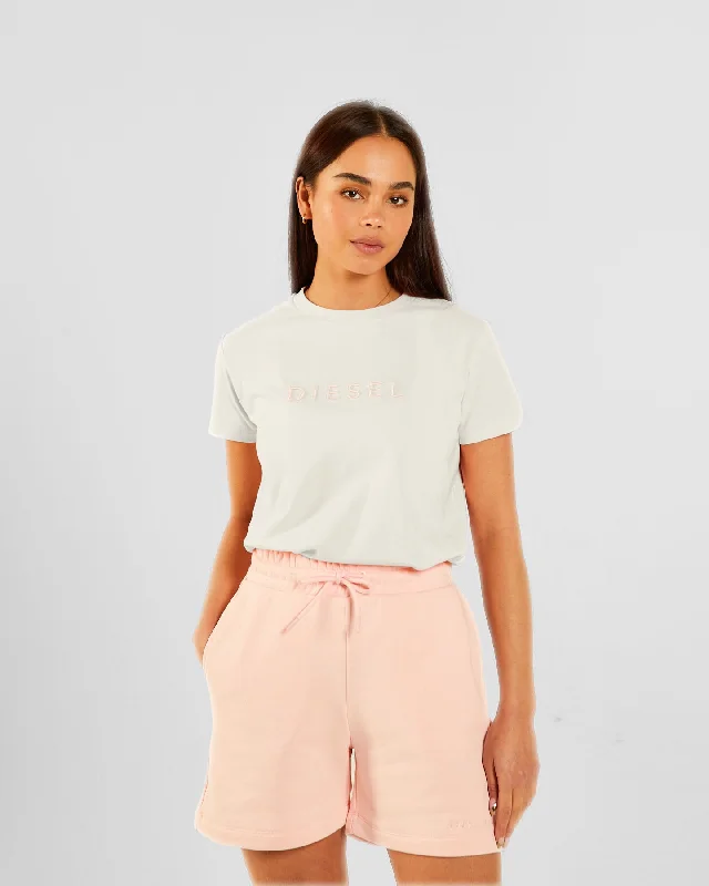 Ringer T Shirt Women with Retro - Inspired StripesRaya Tee Dove White