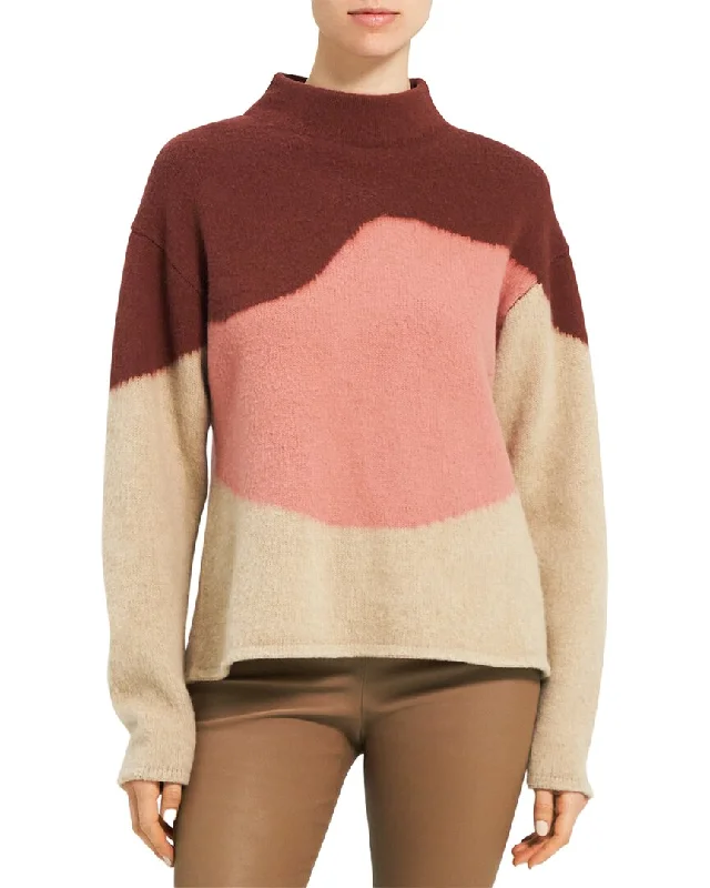 Plus Size Women's Long Sleeve Cable Knit Sweater DressesTheory Intarsia Cashmere Sweater Plus Size Women's Long Sleeve Cable Knit Sweater DressesTheory Intarsia Cashmere Sweater