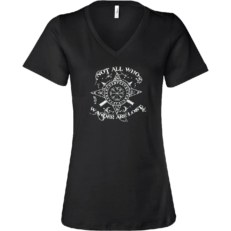 Long Sleeve Women T Shirt for Cooler WeatherViking Vegvisir Women's Tee