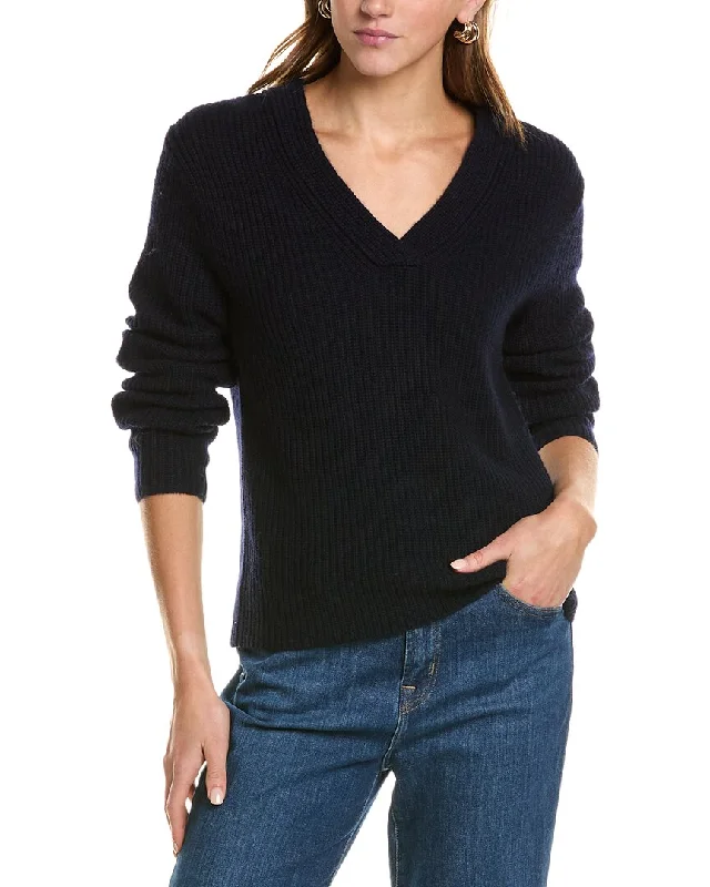 Mini - Length Women's Chunky Knit Sweater Dresses in Bold HuesVince Shaker Rib Wool & Alpaca-Blend Sweater Mini - Length Women's Chunky Knit Sweater Dresses in Bold HuesVince Shaker Rib Wool & Alpaca-Blend Sweater