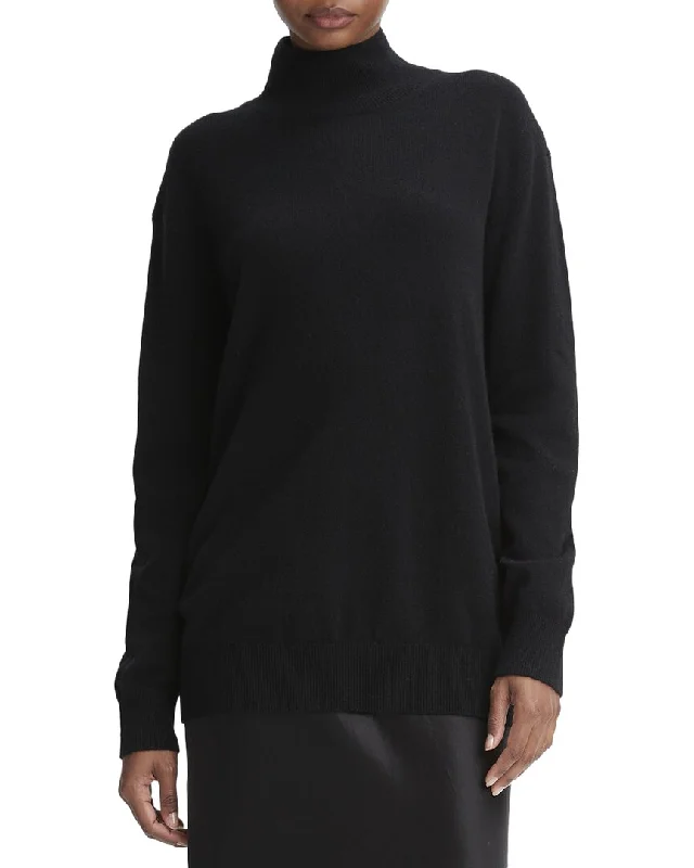 Plus Size Women's Fit - and - Flare Sweater Dresses with Ruffled HemVince Weekend Turtleneck Cashmere Sweater Plus Size Women's Fit - and - Flare Sweater Dresses with Ruffled HemVince Weekend Turtleneck Cashmere Sweater