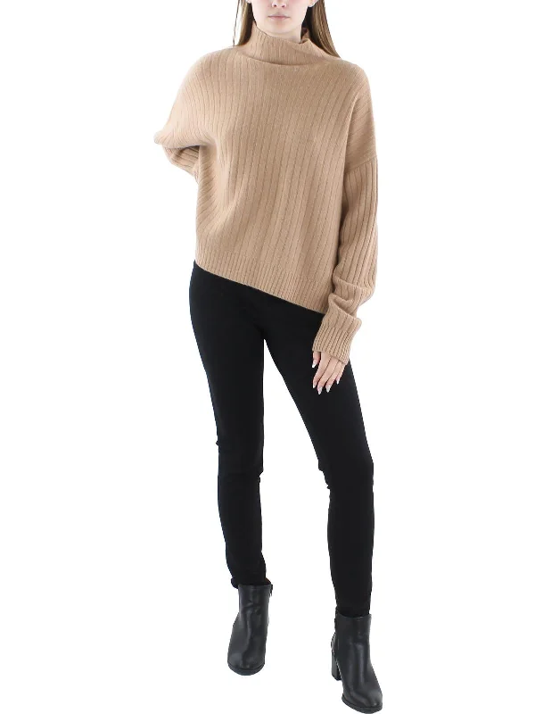 Hooded Women's Fleece - Lined Sweaters for WinterWomens Ribbed Long Sleeve Mock Turtleneck Sweater Hooded Women's Fleece - Lined Sweaters for WinterWomens Ribbed Long Sleeve Mock Turtleneck Sweater