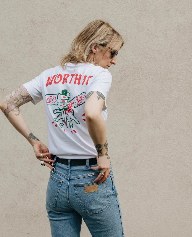 Crop Top Women T Shirt to Pair with High - Waisted BottomsWorth It