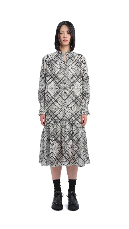 Sleeveless Women Dress in Bright Colors for Summer PartiesHandcrafted Checker Printed Shirt Dress Sleeveless Women Dress in Bright Colors for Summer PartiesHandcrafted Checker Printed Shirt Dress