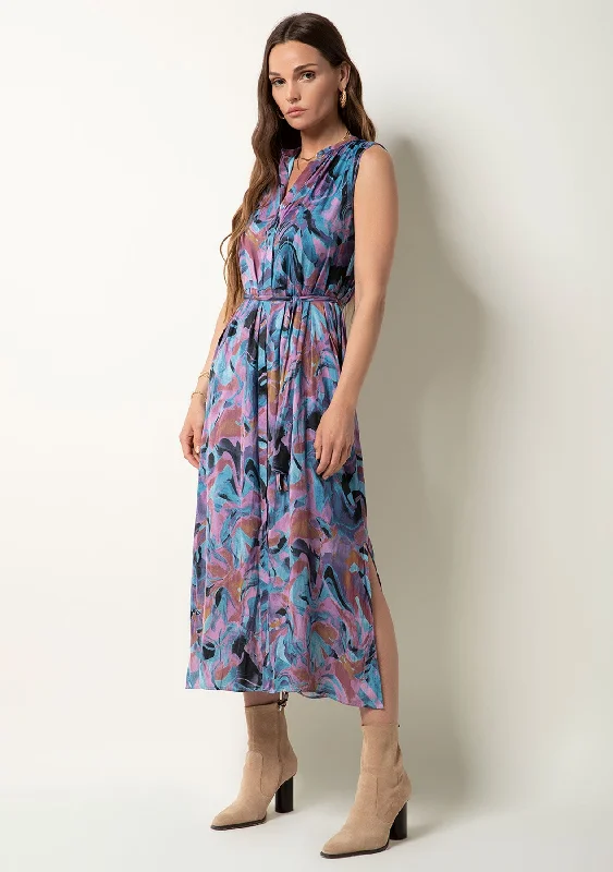 Adya Poly Silk Dress