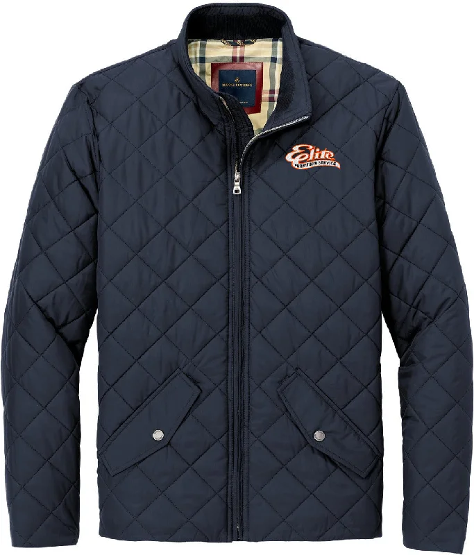 Women's cropped leather jackets with a fringe detail for a western - inspired outfitBrooks Brothers Quilted Jacket Women's cropped leather jackets with a fringe detail for a western - inspired outfitBrooks Brothers Quilted Jacket