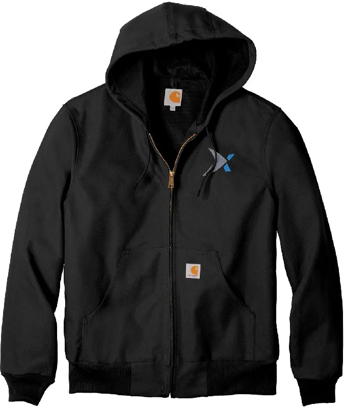 Women's windbreaker jackets with adjustable hoods for windy daysCarhartt Tall Thermal-Lined Duck Active Jacket Women's windbreaker jackets with adjustable hoods for windy daysCarhartt Tall Thermal-Lined Duck Active Jacket