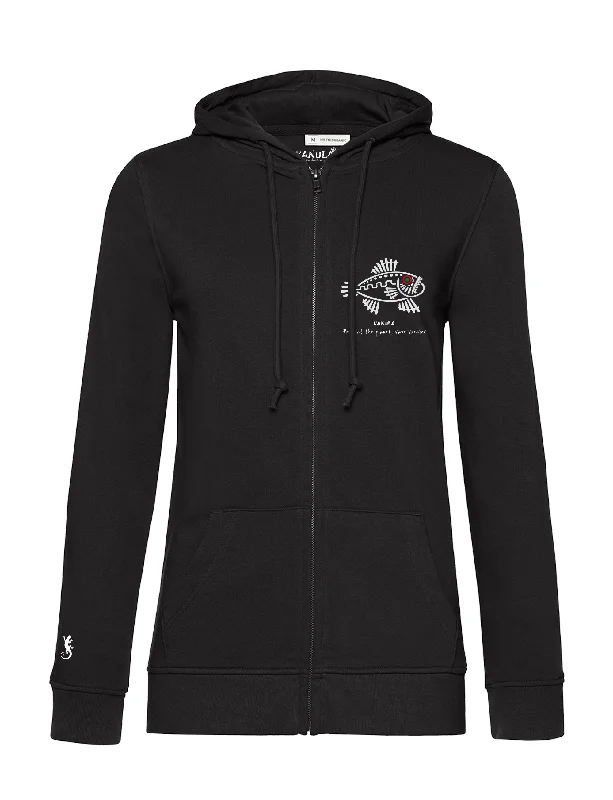 Women's hoodie with a detachable hood for customizable stylingOrganic Cotton Zipped Hoodie - Ladies - 10 Colours Women's hoodie with a detachable hood for customizable stylingOrganic Cotton Zipped Hoodie - Ladies - 10 Colours