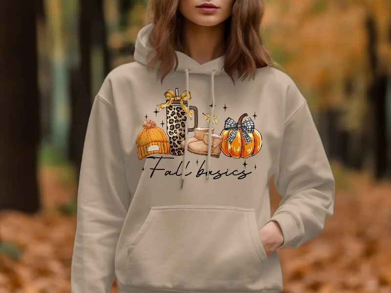 Women's hoodie with a glittery print for a glamorous and sparkly appearanceFall Basics Organic Cotton Hoodie Women's hoodie with a glittery print for a glamorous and sparkly appearanceFall Basics Organic Cotton Hoodie