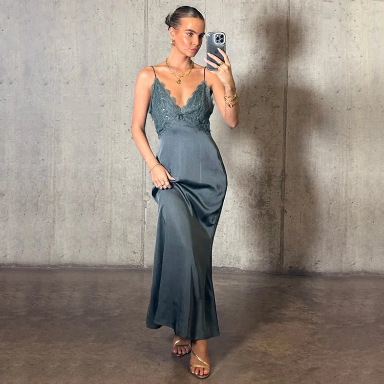 Empire Waist Women Dress to Accentuate the Bust and Conceal the WaistGrey Reha Dress Petite Empire Waist Women Dress to Accentuate the Bust and Conceal the WaistGrey Reha Dress Petite