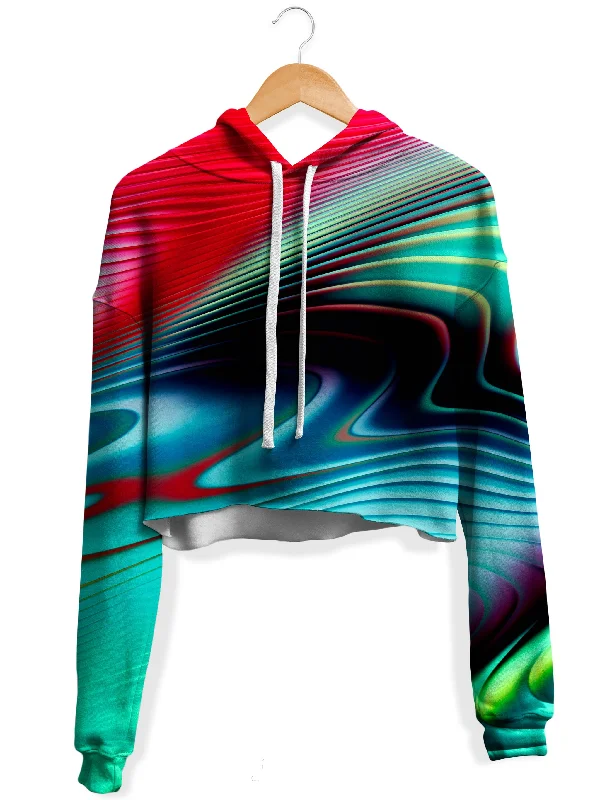 Women's fleece - lined hoodie with thumbholes for warmth in winterPsy Sand Hills Fleece Crop Hoodie Women's fleece - lined hoodie with thumbholes for warmth in winterPsy Sand Hills Fleece Crop Hoodie
