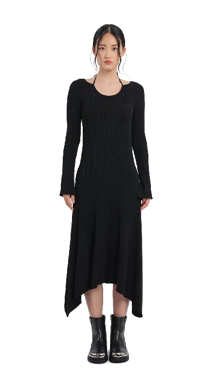 Little Black Women Dress with Sequins for a Glamorous Night OutSweater Dress