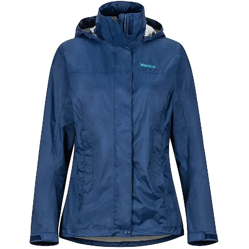 Women's waterproof rain jackets in bright yellow for high - visibility outdoor activitiesWomen's PreCip Eco Jacket