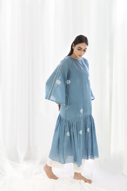Pleated Women Dress with a Timeless and Elegant Texture Pleated Women Dress with a Timeless and Elegant Texture French Blue Drop Waist Dress Pleated Women Dress with a Timeless and Elegant Texture Pleated Women Dress with a Timeless and Elegant Texture French Blue Drop Waist Dress
