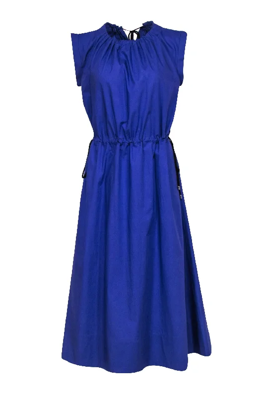 Halter Neck Women Dress to Show Off the Shoulders and Neckline Halter Neck Women Dress to Show Off the Shoulders and Neckline G. Label by Goop - Purple Poplin Short Sleeve Midi Dress Sz 8 Halter Neck Women Dress to Show Off the Shoulders and Neckline Halter Neck Women Dress to Show Off the Shoulders and Neckline G. Label by Goop - Purple Poplin Short Sleeve Midi Dress Sz 8