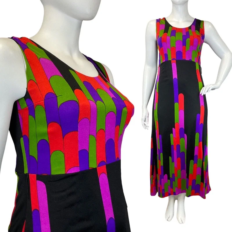 Empire Waist Women Dress to Accentuate the Bust and Conceal the Waist Empire Waist Women Dress to Accentuate the Bust and Conceal the Waist VINTAGE 60s 70s BLACK GREEN PURPLE GEOMETRIC MOD STRIPED MAXI DRESS 14 16 Empire Waist Women Dress to Accentuate the Bust and Conceal the Waist Empire Waist Women Dress to Accentuate the Bust and Conceal the Waist VINTAGE 60s 70s BLACK GREEN PURPLE GEOMETRIC MOD STRIPED MAXI DRESS 14 16