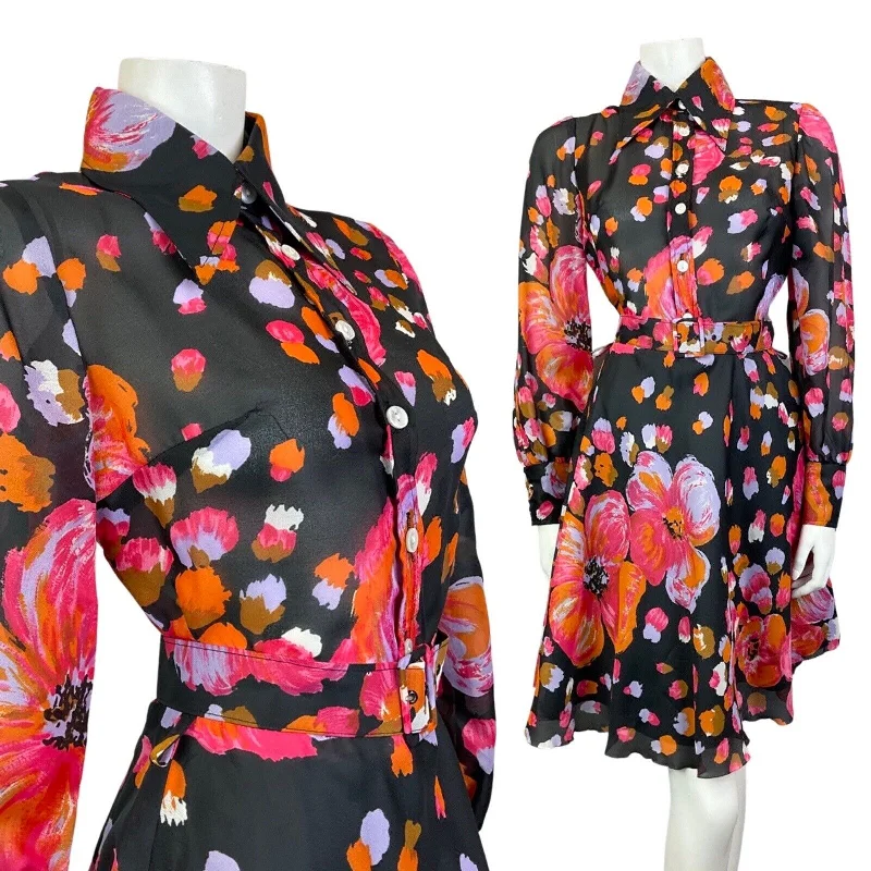 Long - Sleeve Women Dress in Velvet for a Luxurious Winter Look Long - Sleeve Women Dress in Velvet for a Luxurious Winter Look VINTAGE 60s 70s BLACK PINK LILAC FLORAL DAGGER COLLAR SWING SHIRT DRESS 8 10 Long - Sleeve Women Dress in Velvet for a Luxurious Winter Look Long - Sleeve Women Dress in Velvet for a Luxurious Winter Look VINTAGE 60s 70s BLACK PINK LILAC FLORAL DAGGER COLLAR SWING SHIRT DRESS 8 10